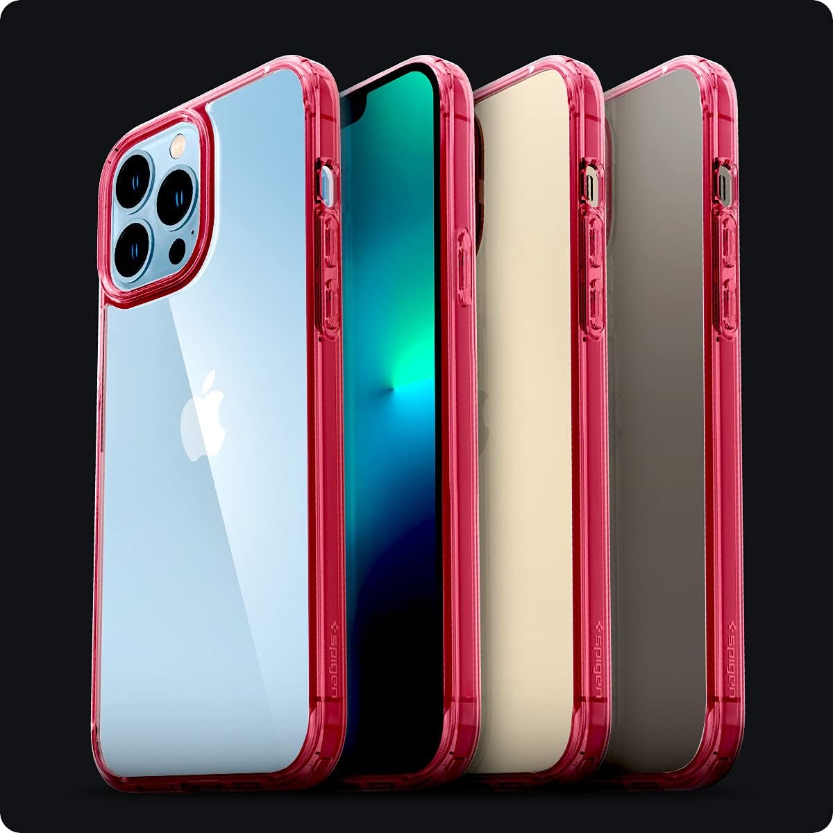 Spigen Ultra Hybrid Designed for iPhone 13 Pro Case (2021) - Red Crystal : Cell Phones & Accessories