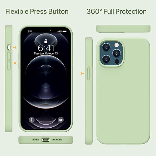 Miniatura 130 de Miracase - Funda diseñada para iPhone 11 con protector de pantalla, funda de goma de silicona líquida, protección total contra caídas y a prueba