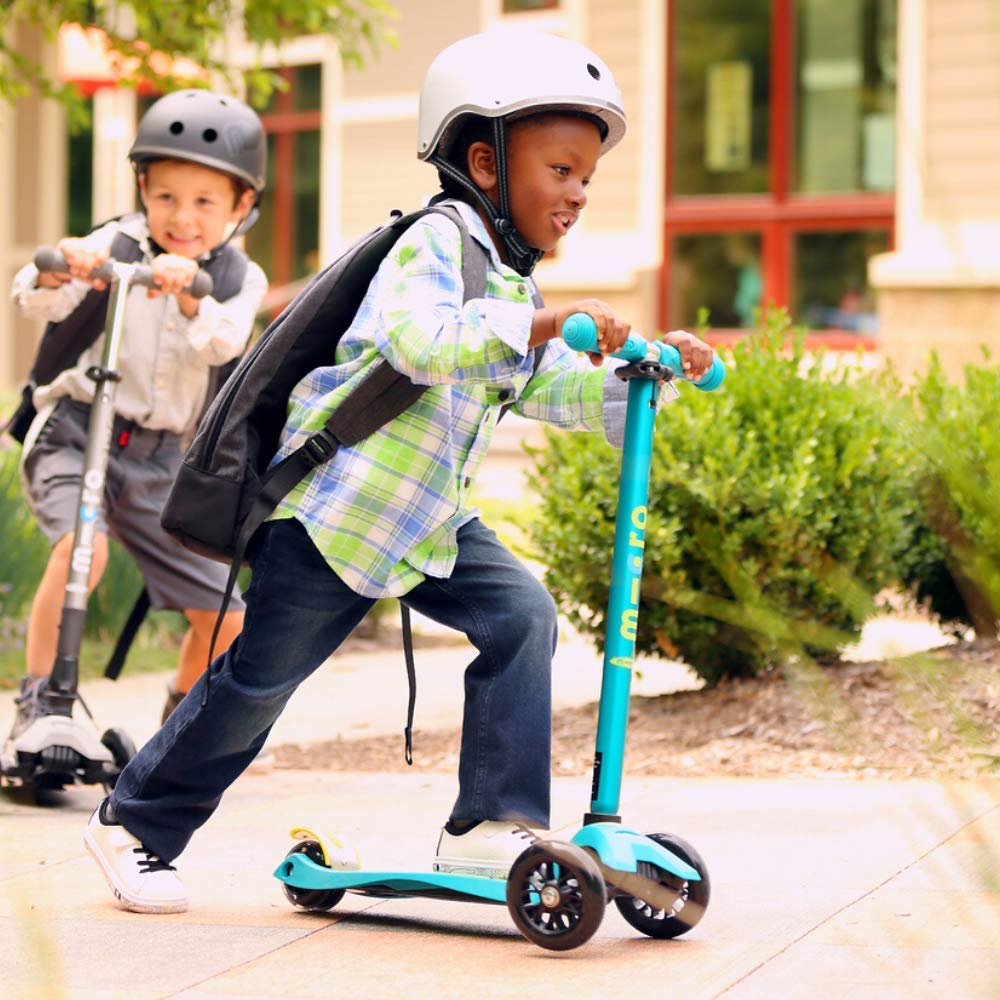 Micro Deluxe Kickboard, Scooter. Unisex-Kids