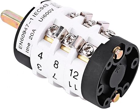 Motor Reversing Switch Tire Changer Machine Industrial-Grade 20A 220V/380V Dual Voltage Forward Reverse Control Metal Housing
