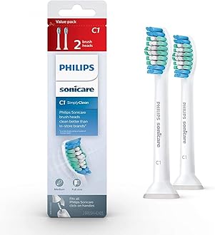 Philips SonicareSimply Clean Brush Head, 2 Count