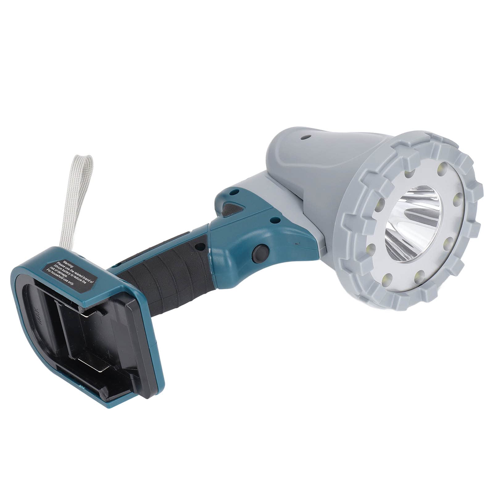 Kabellose LED-Arbeitsleuchte, 3 Beleuchtungsmodi, 600 Lm, 1200 Lm, 1400, 5000 K, IP65, Tragbare Arbeitsleuchte, Kompatibel mit 14,4–21 V Lithium-Batterie.