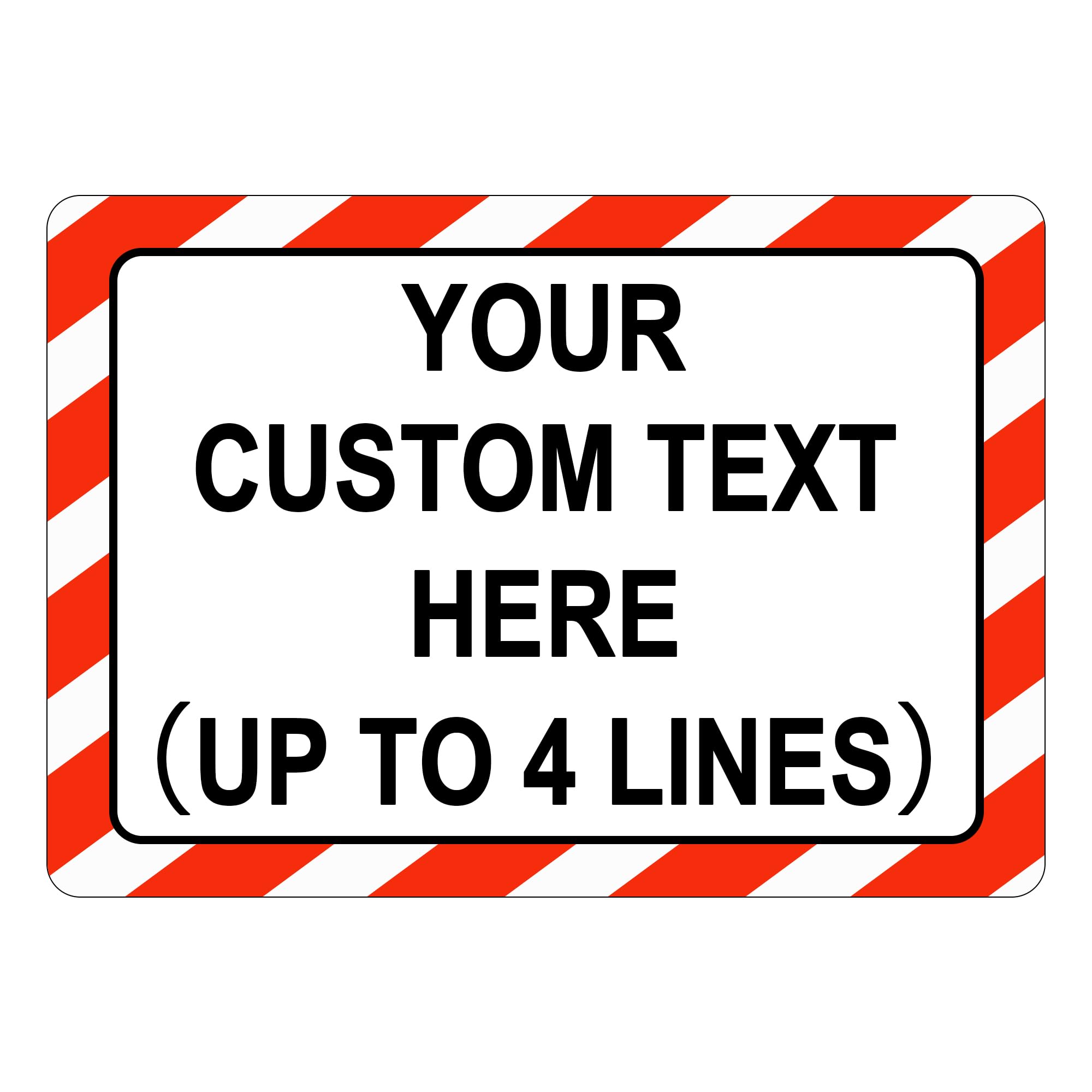 KK JONEIN Custom Metal Personalized Sign Outdoor, Customize with Image Text, Custom Sign for Office, Gate, Home, Parking, Delivery, Pool, Reflective &