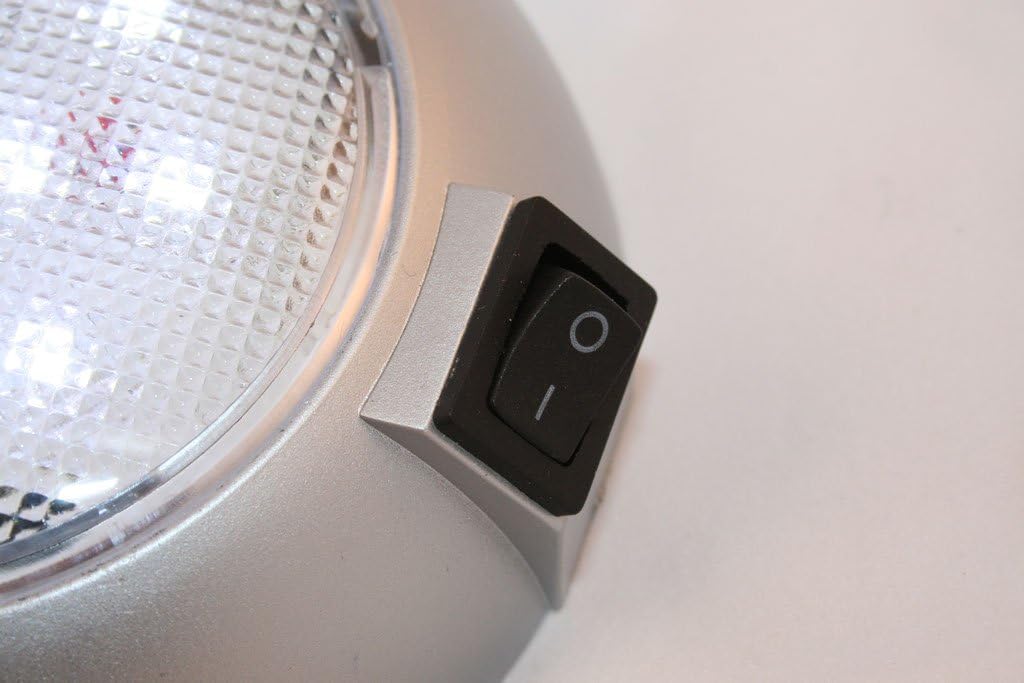 Battery Powered LED Dome Light - Magnetic or Fixed Mount - High Power White LED Downlight for Home, Auto, Truck, RV, Boat and Aircraft