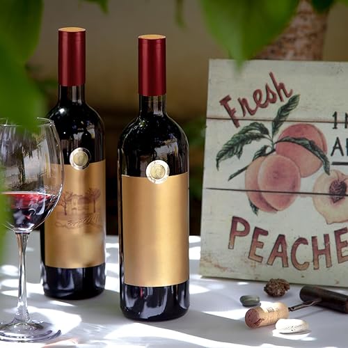 Miniatura 8 de NUOBESTY 100 cápsulas termorretráctiles para botellas de vino, tapas retráctiles, envoltura retráctil de vino, cápsulas de botellas de vino, tapas