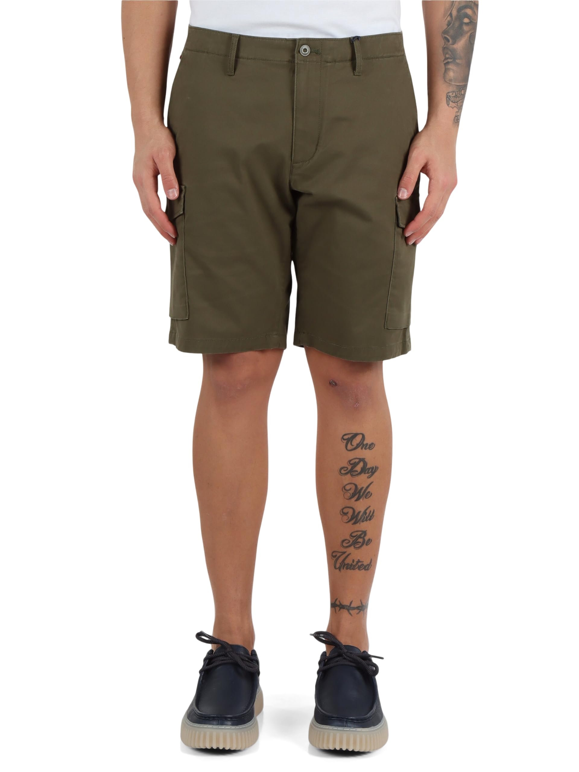 Tommy Hilfiger Men's Harlem Cargo 1985 MW0MW23573 Cargo Shorts, Khaki, 32W