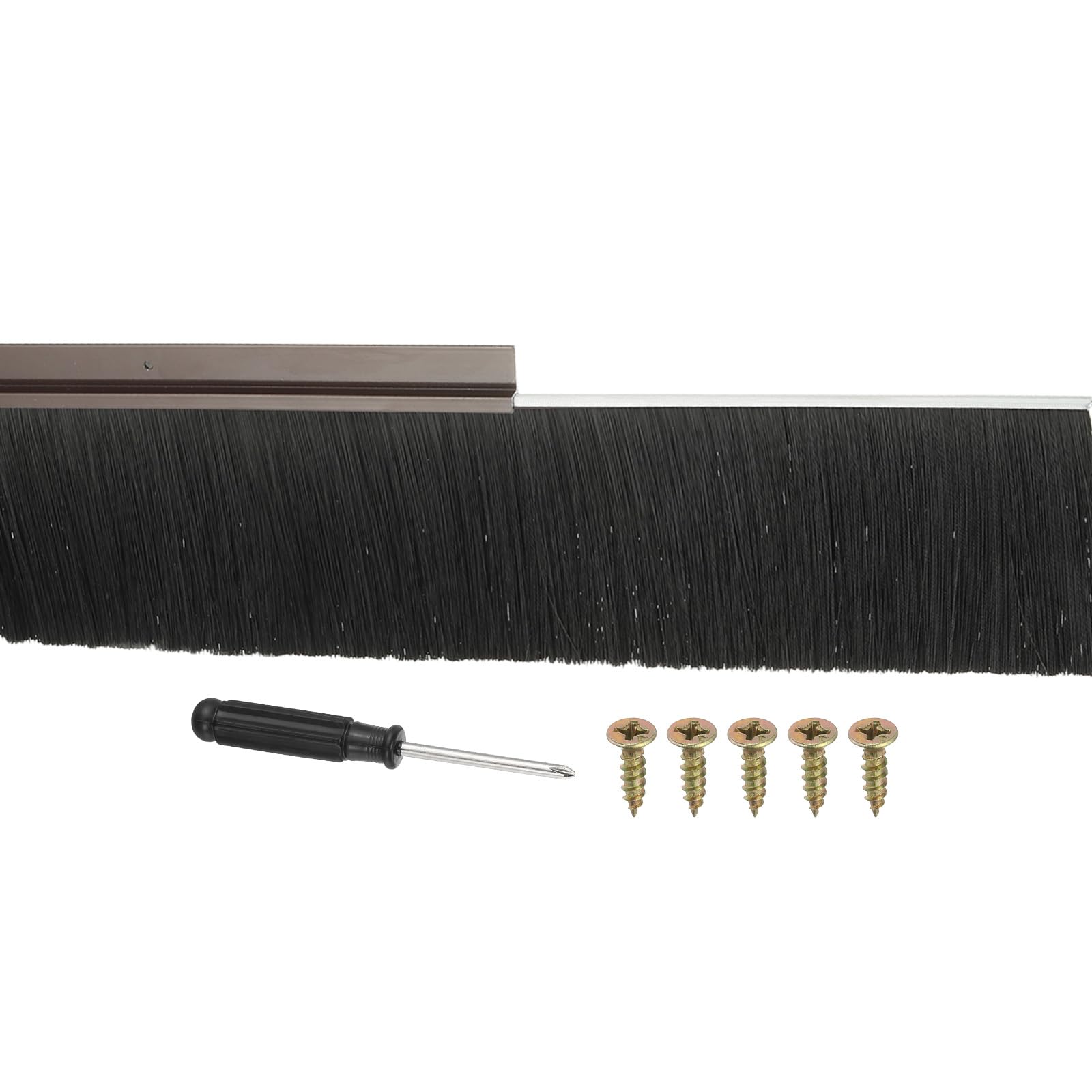 PATIKIL Door Brush Sweeps 1.57" Bristles x 47.24" Long