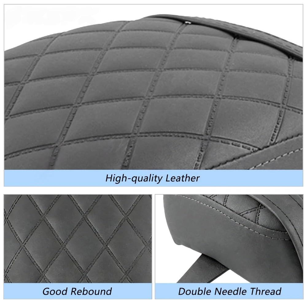 Do CM1100 CMX1100 2021-2025 Siedzisko | Czarna brązowa poduszka tylnego siedzenia pasażera w motocyklu(Black)