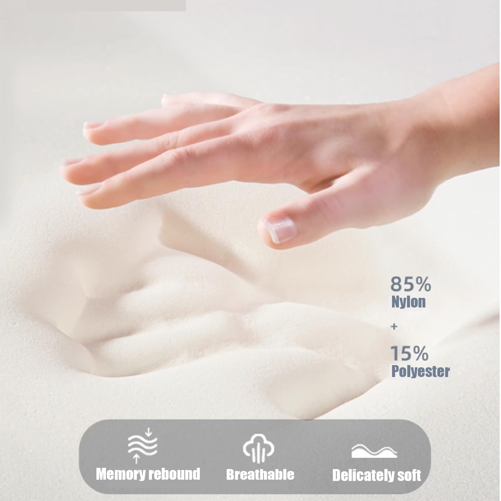 Tappetino da Bagno Morbido in Memory Foam, Tappeti Lavabili in Lavatrice, Tappeto da Bagno Assorbente per Pavimento Doccia e Vasca da Bagno(B,45 * 70cm)