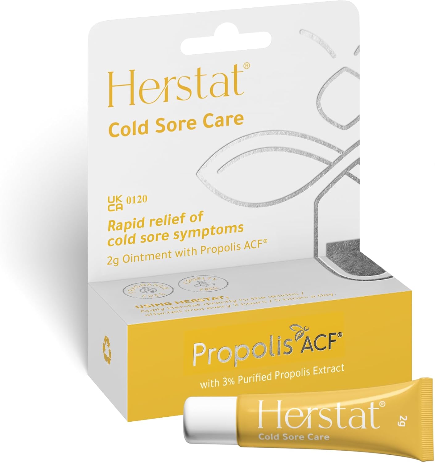 Herstat Effective Propolis Ointment Cold Sores Amazon.co.uk Health