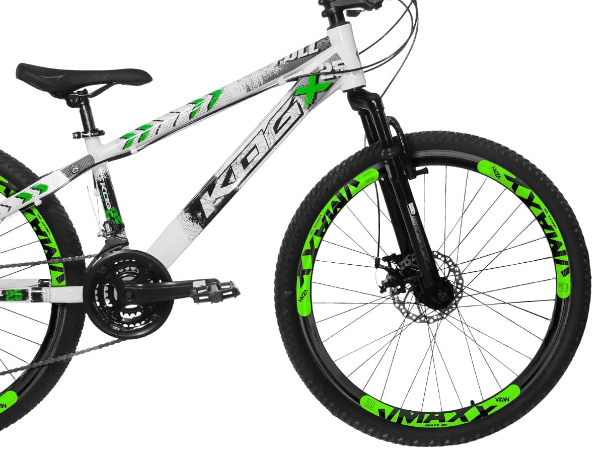Bicicleta KOG Aro 26 Vmaxx Folha Dupla em Aluminio Freeride 21v
