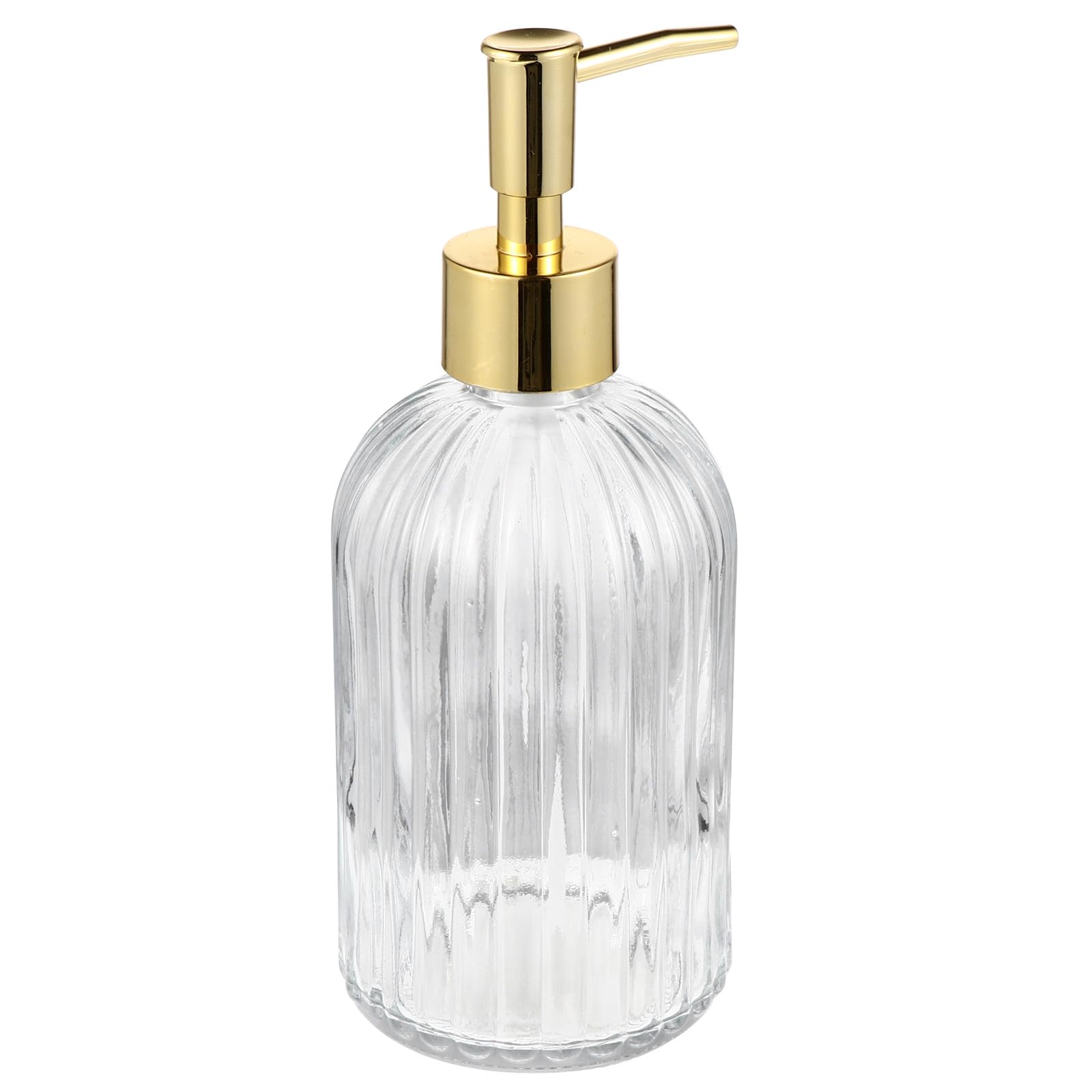 Botellas Dispensadoras de Loción y Champú 400ml 2piezas Bomba de Plástico y Vidrio para Uso en Casa Diseño Simple y Compacto