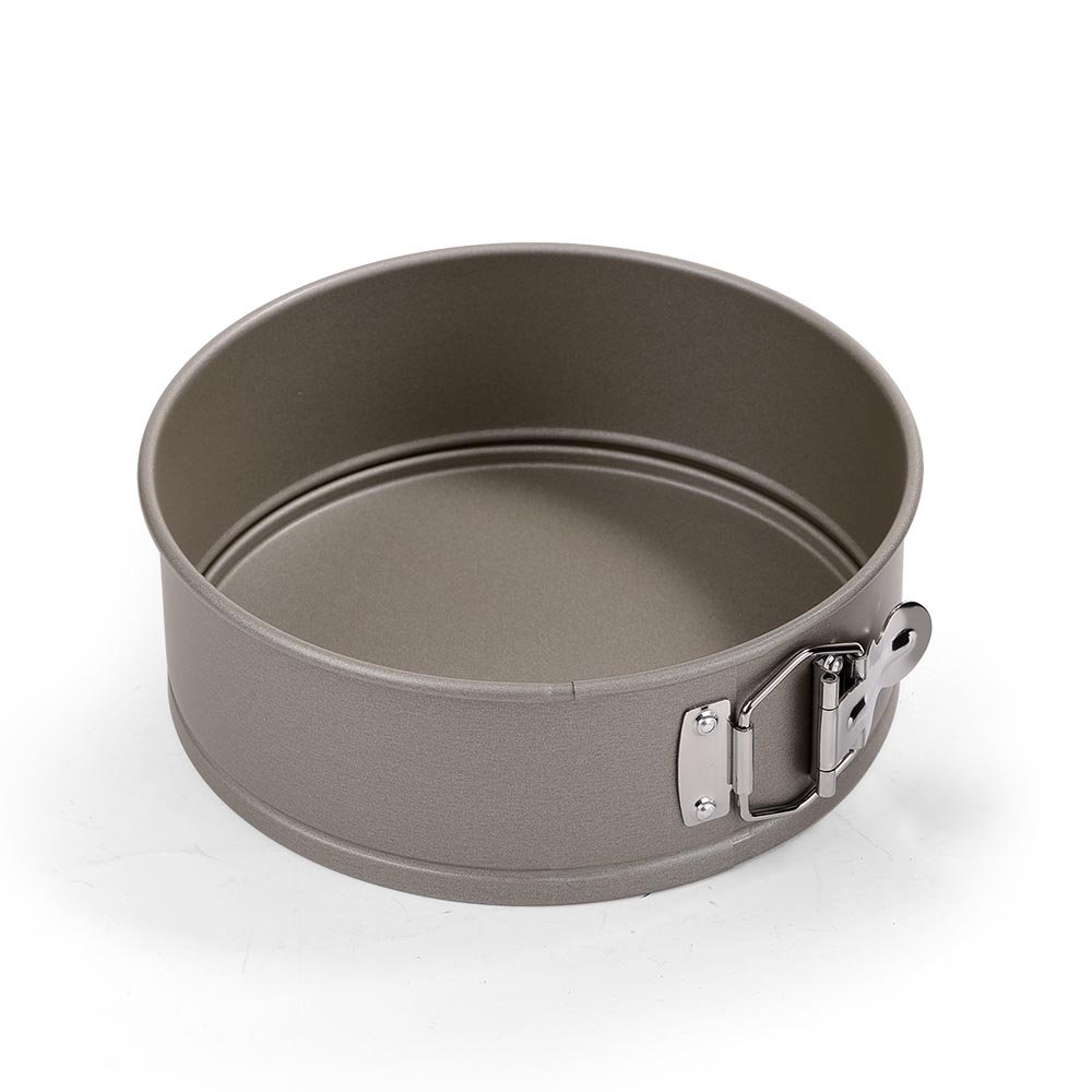 ???????? Tiger Crown 3514 Cake Pan, Gray, 7.9 x 2.8 inches (200 x 72 mm), Spring Loaded Deco Mold, 8.3 inches (21 cm), Steel, Fluorine Coating, Removable Bottom