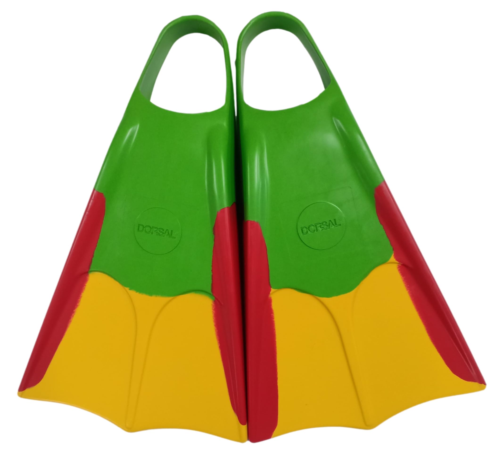 DORSAL Bodyboard Bodysurfing Floating Swimfins (Flippers) Comfortable Natural Gum Rubber for Swimming, Diving, Surfing