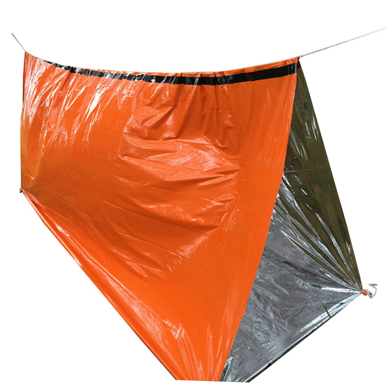 KICHOUSE Camping Bedding Sleeping Bag Liner Emergency Blanket Bag with Film for Hiking Safe Warm