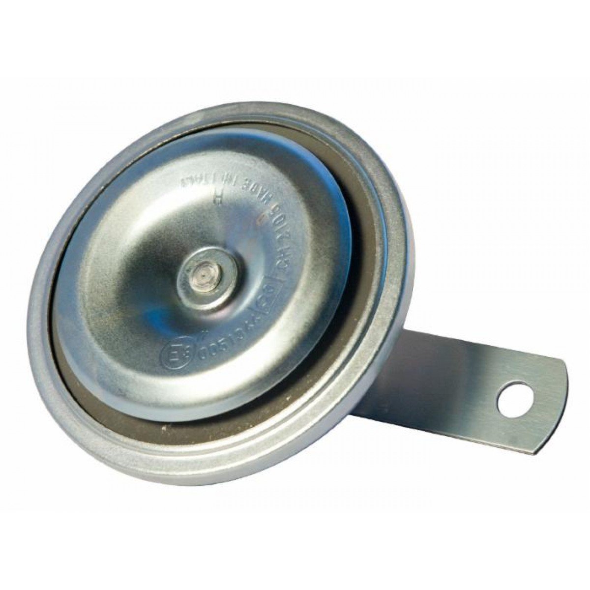 Ama Avvisatore Acustico 12 V 113 dB per Macchine Agricole e Industriali – Acciaio Argento, IP65, Universale con Certificazioni ECE-R10 e ECE-R28, Made in Italy