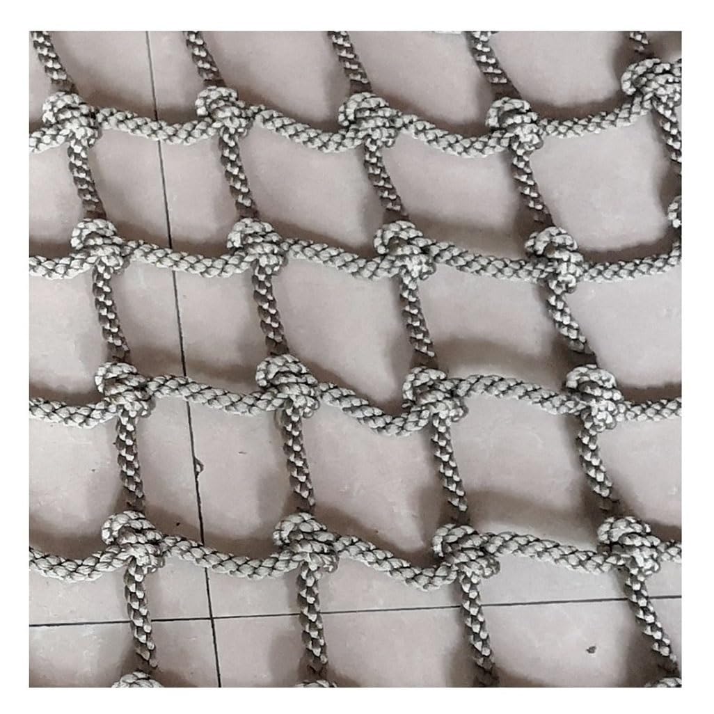 Children's Polyamide Climbing Frame Net, Strong Rope Netting Climbing Cargo Net, Plant Support Network, for Kids Training Equipment (Color : 8mm-8cm, Size : 1X9m/3.3X29.53ft)
