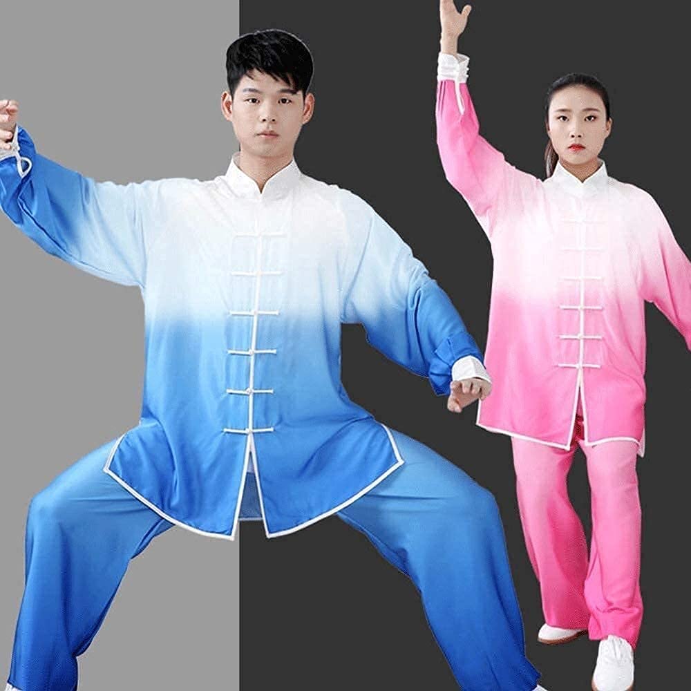 Cztery pory roku Tai Chi Uniform Set, Martial Arts Suit Chiński Tai Chi Suit Tang Suit Men Tradycyjna odzież Hanfu Haftowane bluzki i spodnie, strój do medytacji Zen (czarny
