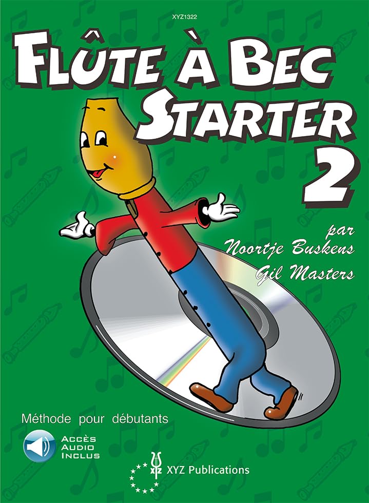 Flûte à bec Starter Vol. 2 avec enregistrements en ligne pour méthode d'apprentissage