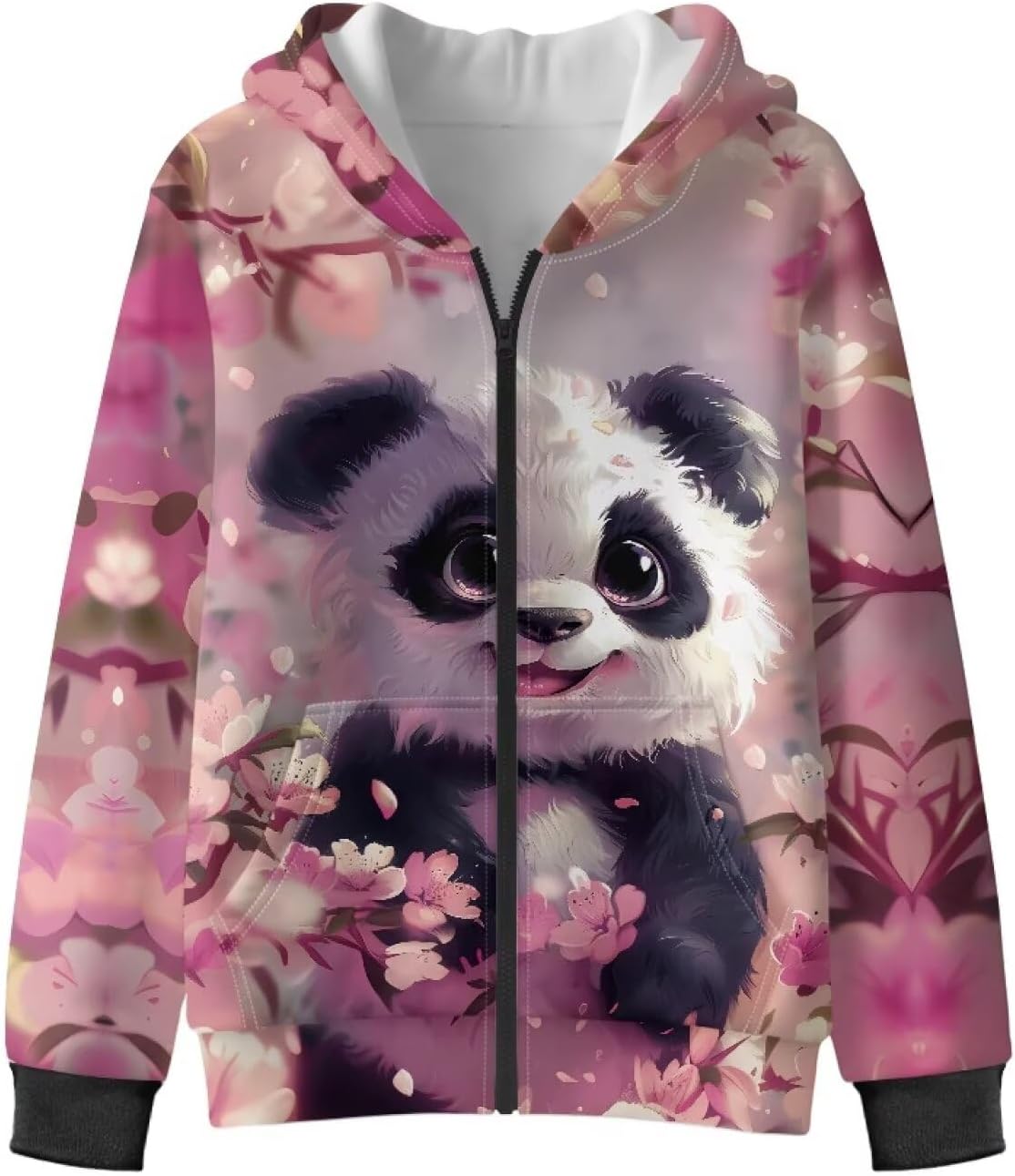 Girls Winter Full Zip Long Sleeve Hoodie Fuzzy Jacket Outwear Coat with Pocket Fashion Youth Outfits 5-16 Years