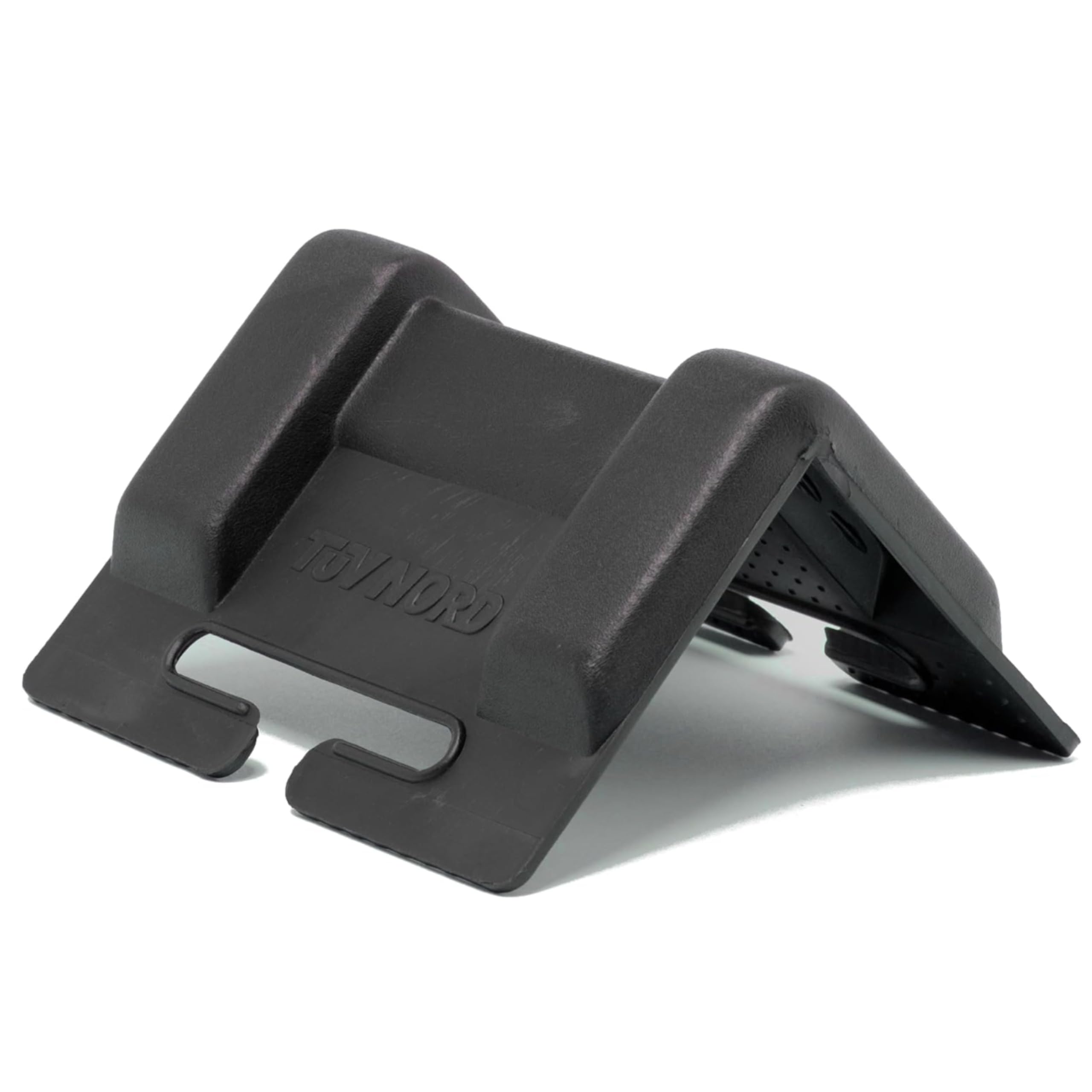 Cantonera Protectora para Bordes y Esquinas hasta 50mm - 10 o 100 Piezas - 130x100x100mm - Protección para Correas de Amarre - para Cinchas de Amarre y Camión (Negro (100 Piezas))