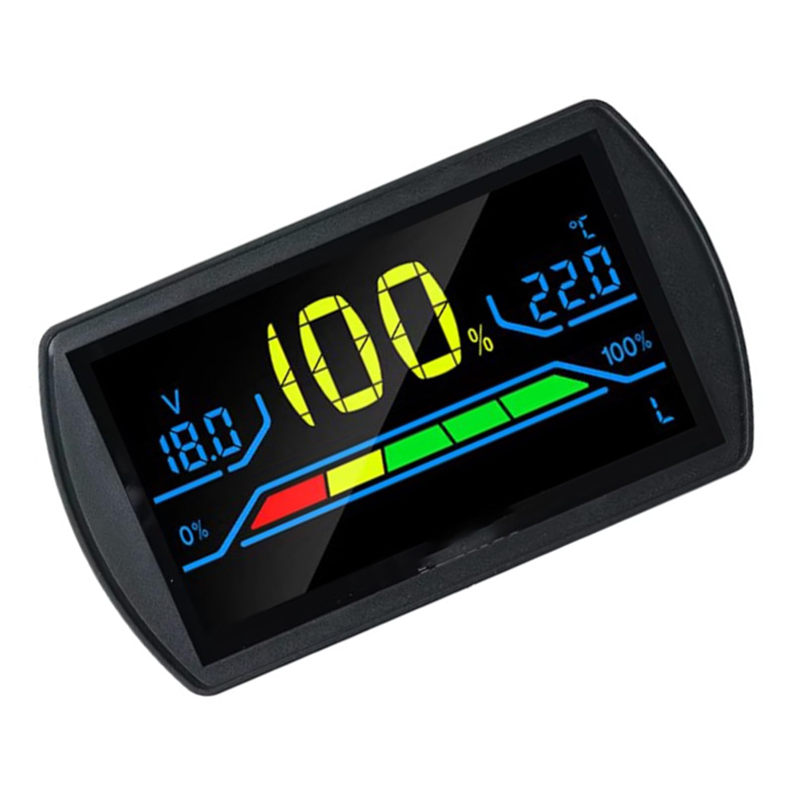 Ljmyy 7-100V LCD Electricity For/Lithium Iron/Acid Battery With Temperature Display