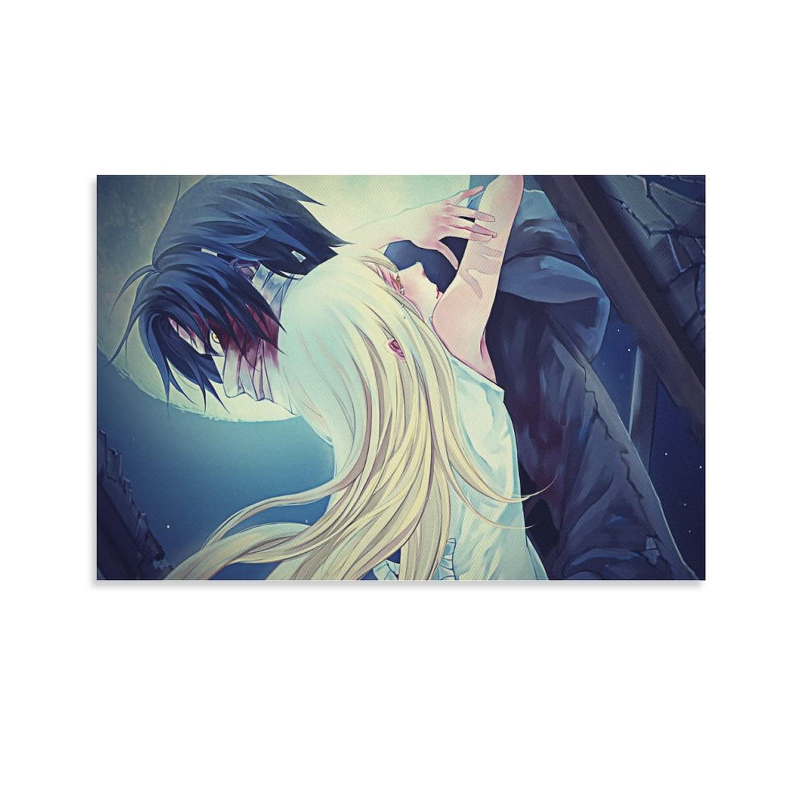 Angels of Death Poster Decorative Painting Canvas Wall Art Living Room Posters Bedroom Painting 08x12inch(20x30cm)