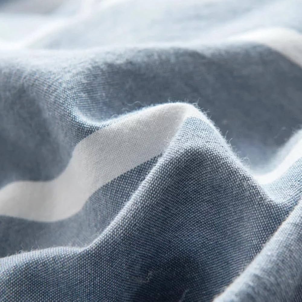 ◆GLOWNY◆ DREAM CLOUD DUVET COVER BABY BLUE STRIPE GY25LWAC DREAM CLOUD SET (BABY BLUE STRIPE) - GLOWNY