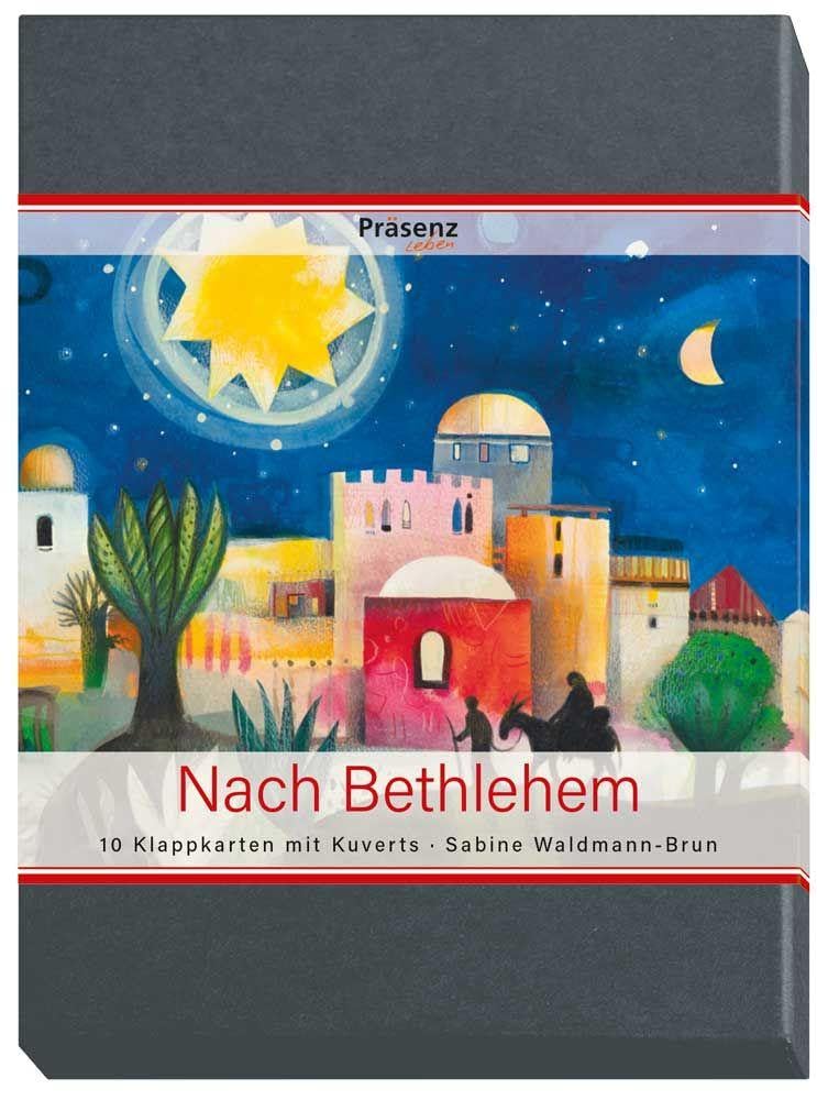 Nach Bethlehem Faltkarten Sabine Waldmann-Brun carte de noël