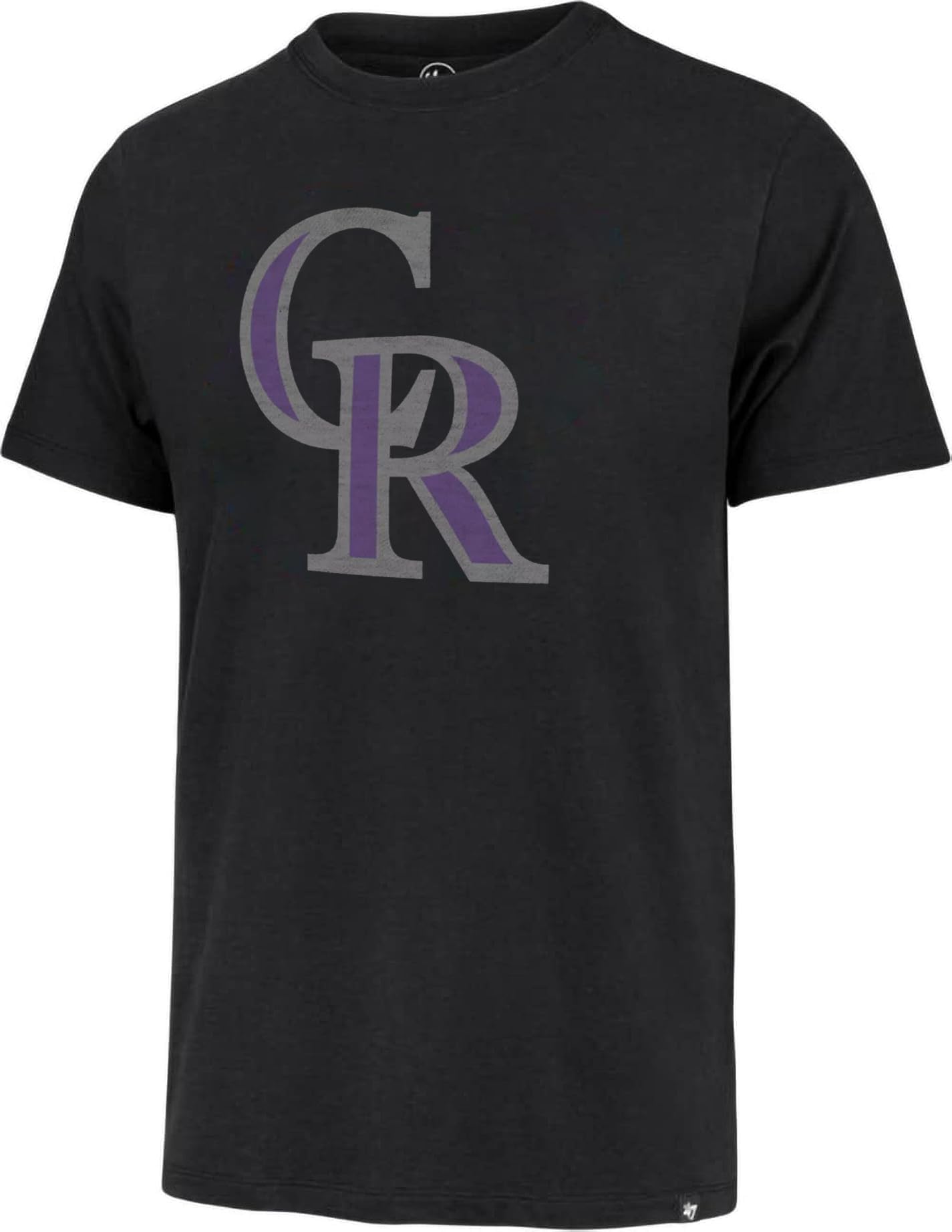MLB Men's Distressed Imprint Match Team Color Primary Logo Word Mark T-Shirt (Arizona Diamondbacks Black, Medium)