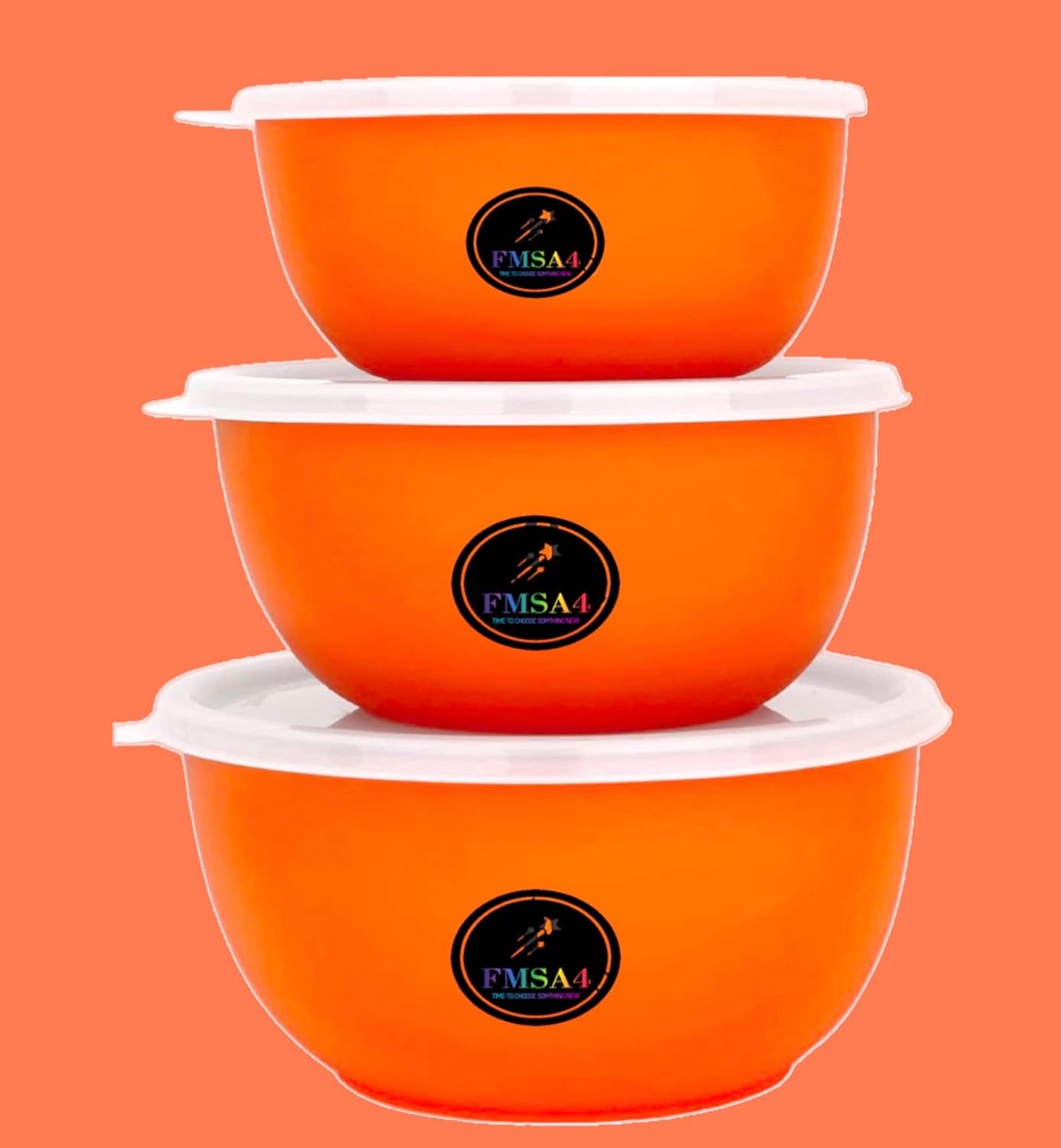 FMSA4 microwave safe bowl steeliness steels with lid bowls for