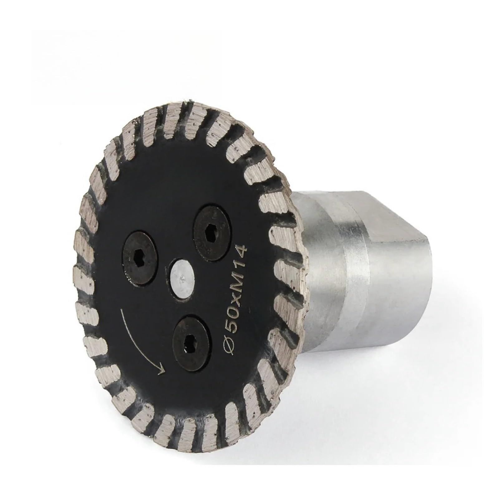 tarcze tnące do metalu, 30/40/50mm tarcza diamentowa z odłączanym kołnierzem M14 5/8-11 tarcza tnąca do grawerowania, rzeźbienia w betonie, granicie i piaskowcu (50MM, gwint 5-8-11)