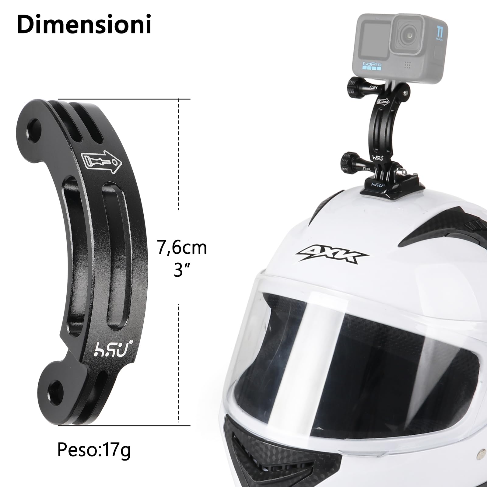 YEHOLDING 13-in-1 Accessori per Gopro, Kit Accessori per Action Cam Compatibile con GoPro Hero