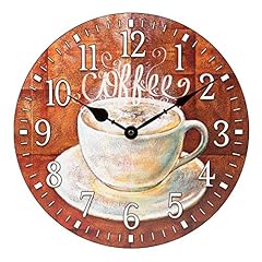La Crosse Clock 404 2631 C INT 12 Inch Round Coffee Decorative Quartz Analog Wall Clock La Crosse Clock 404 2631 C INT 12 Inch Round Coffee Decorative Quartz Analog Wall Clock product