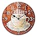 La Crosse Technology 404-2631C La Crosse 12 inch Round Coffee DÃ©cor Analog Wall Clock