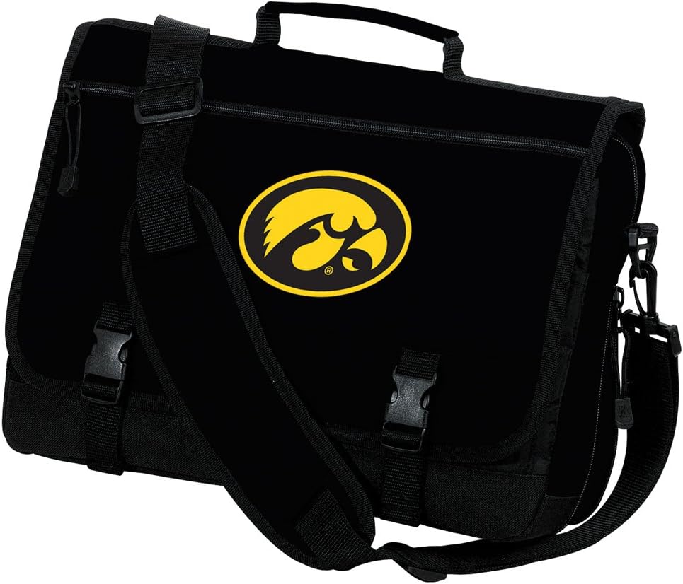 University of Iowa Laptop Conputer Bag Iowa Hawkeyes Messenger Bag Briefcase