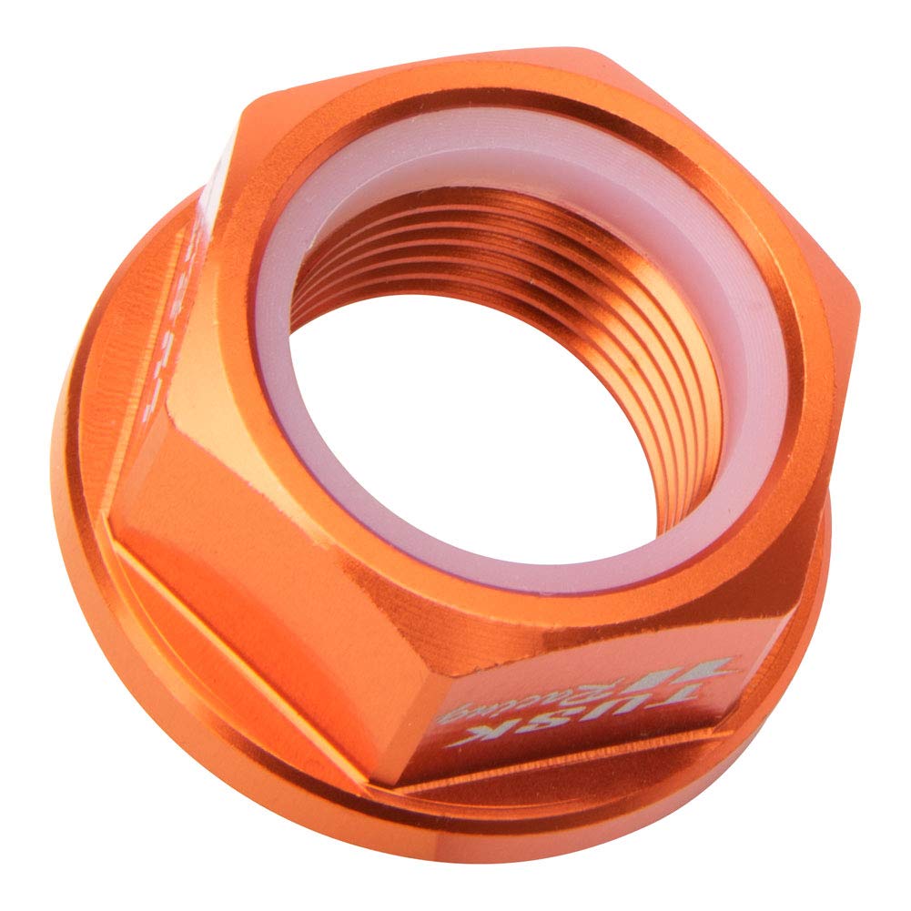Amazon.com: Tusk Nyloc Axle Nut M20 X 1.50 Orange Compatible with