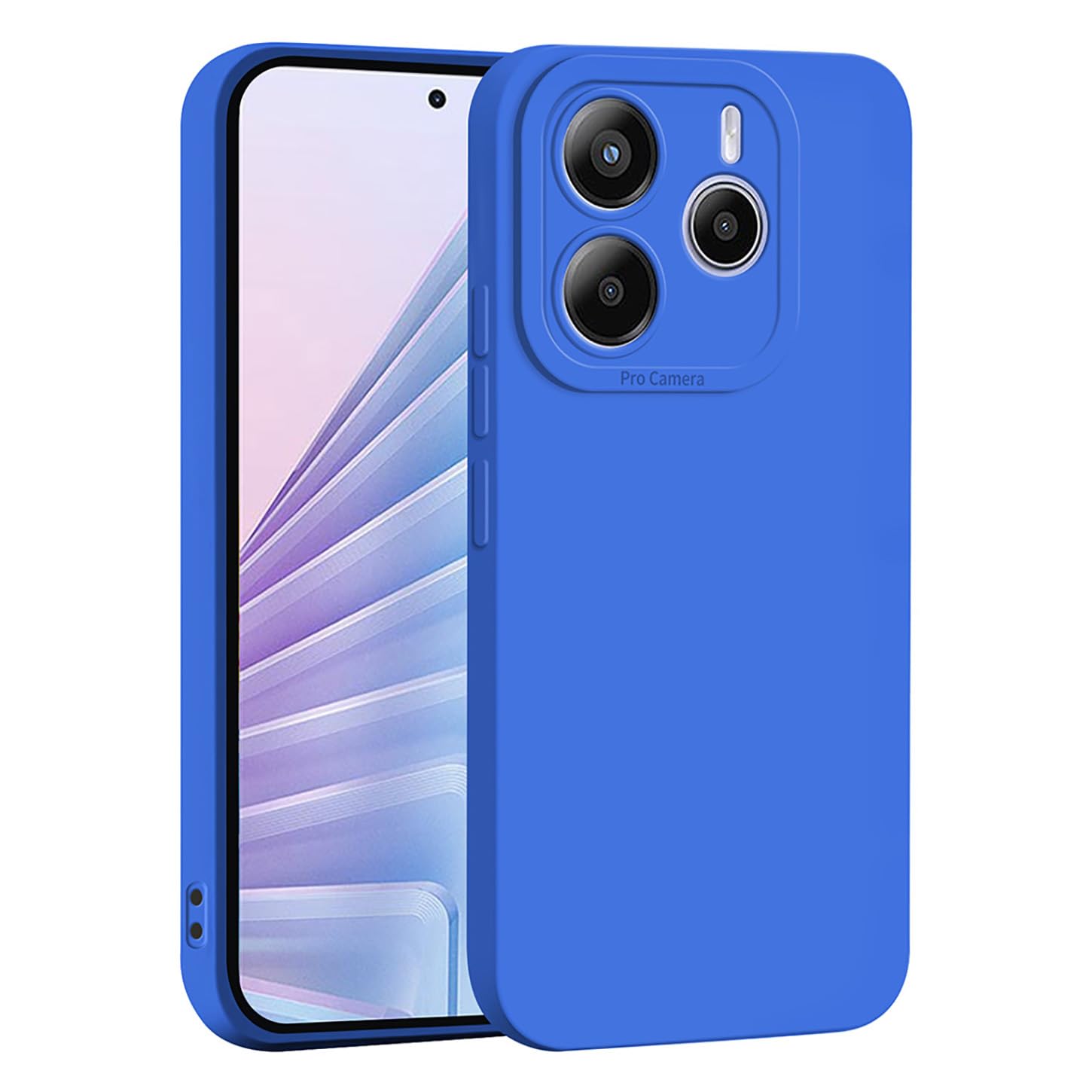 ILING Cover Per Xiaomi Redmi Note 10 Pro - Vetro Temperato Colorato Rosa, TPU Antiurto, Airbag Angolari, Ricarica Wireless