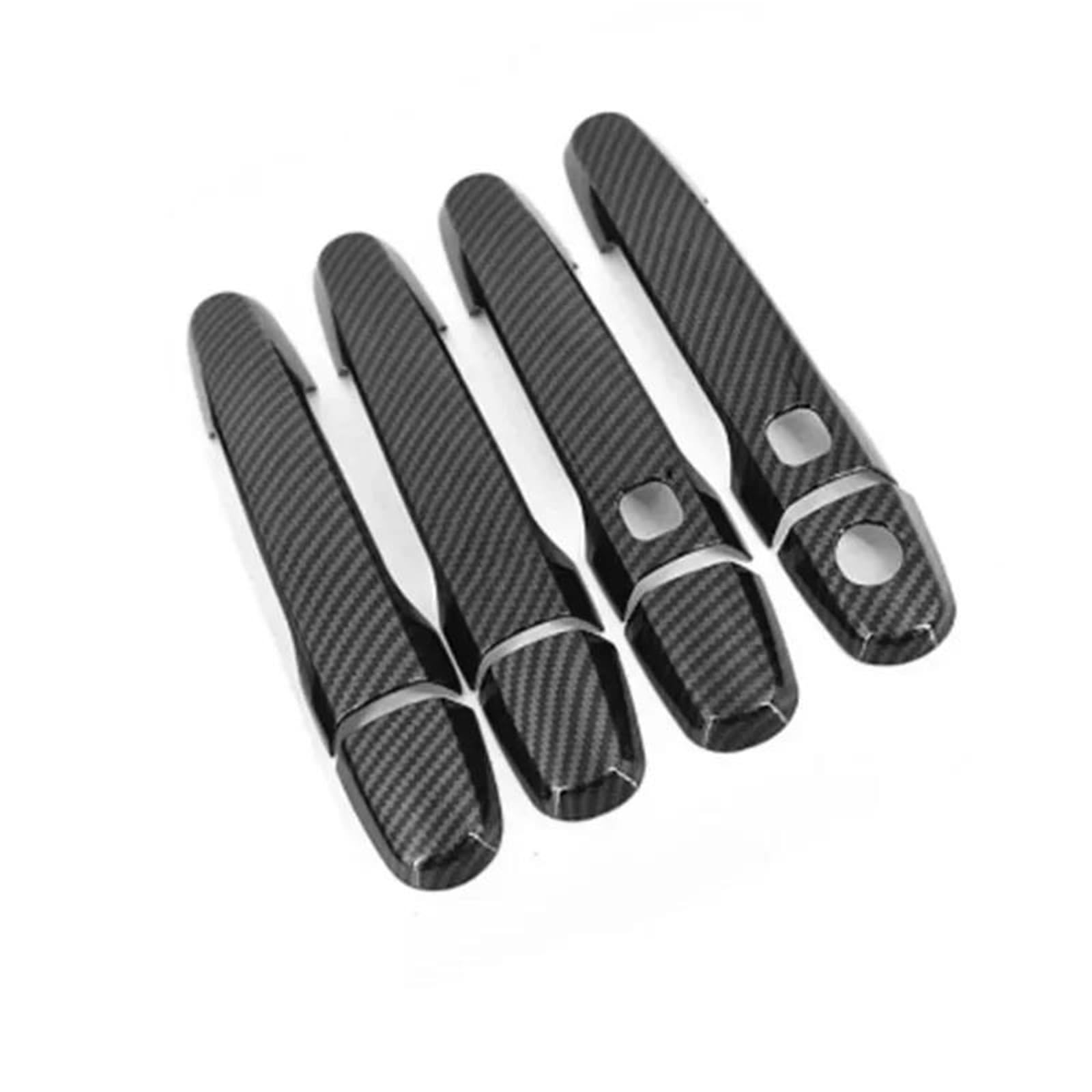 Jtwmty Style 6 Gloss Black Door Handle Cover Sticker Trim For Corolla For Axio For Altis 2008-2013 Car Accessories(Style 6)