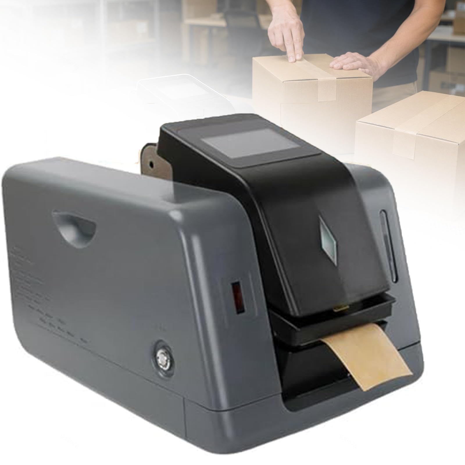 Dispensador de Cinta Kraft Húmeda, Pantalla Táctil 2,5 L