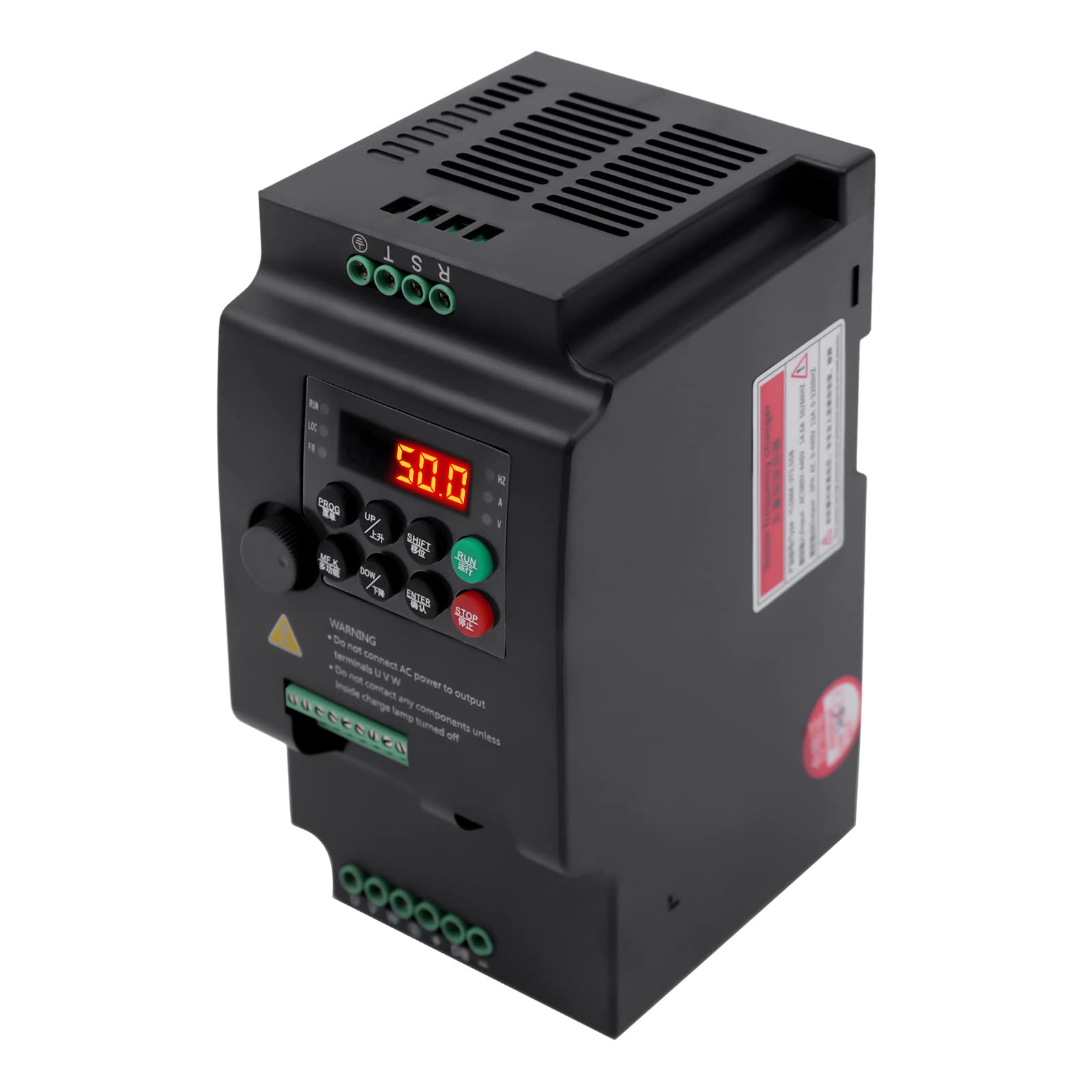1.5KW 2.2KW 5.5KW 220V 380V Frequenzumrichter Frequenzumwandler Inverter VFD 3 phasen-Wechselstrom Wechselrichter für 3 phasen Drehstrommotoren (1.5KW/380V3re3ra)