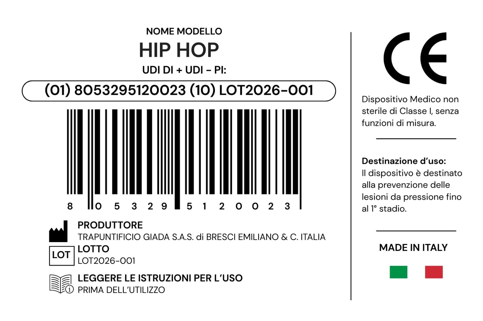 GEEMMA® Materasso Matrimoniale 160x190 Semirigido H27 – Dispositivo Medico, CONFORTEVOLE che NON SCALDA, Ortopedico per Mal di Schiena, Tessuto Anallergico - HIP-HOP H27