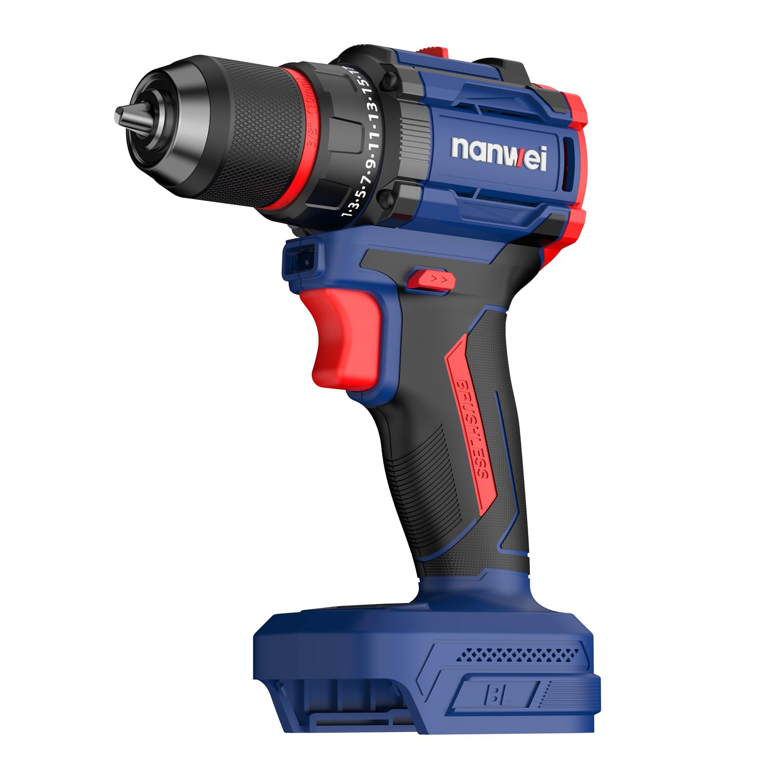 NANWEI Cordless Drill Compatible with Makita 18V Battery, 50N.m Electric Drill, 21 Torque Setting for Home and Garden DIY Project (Tool Only)