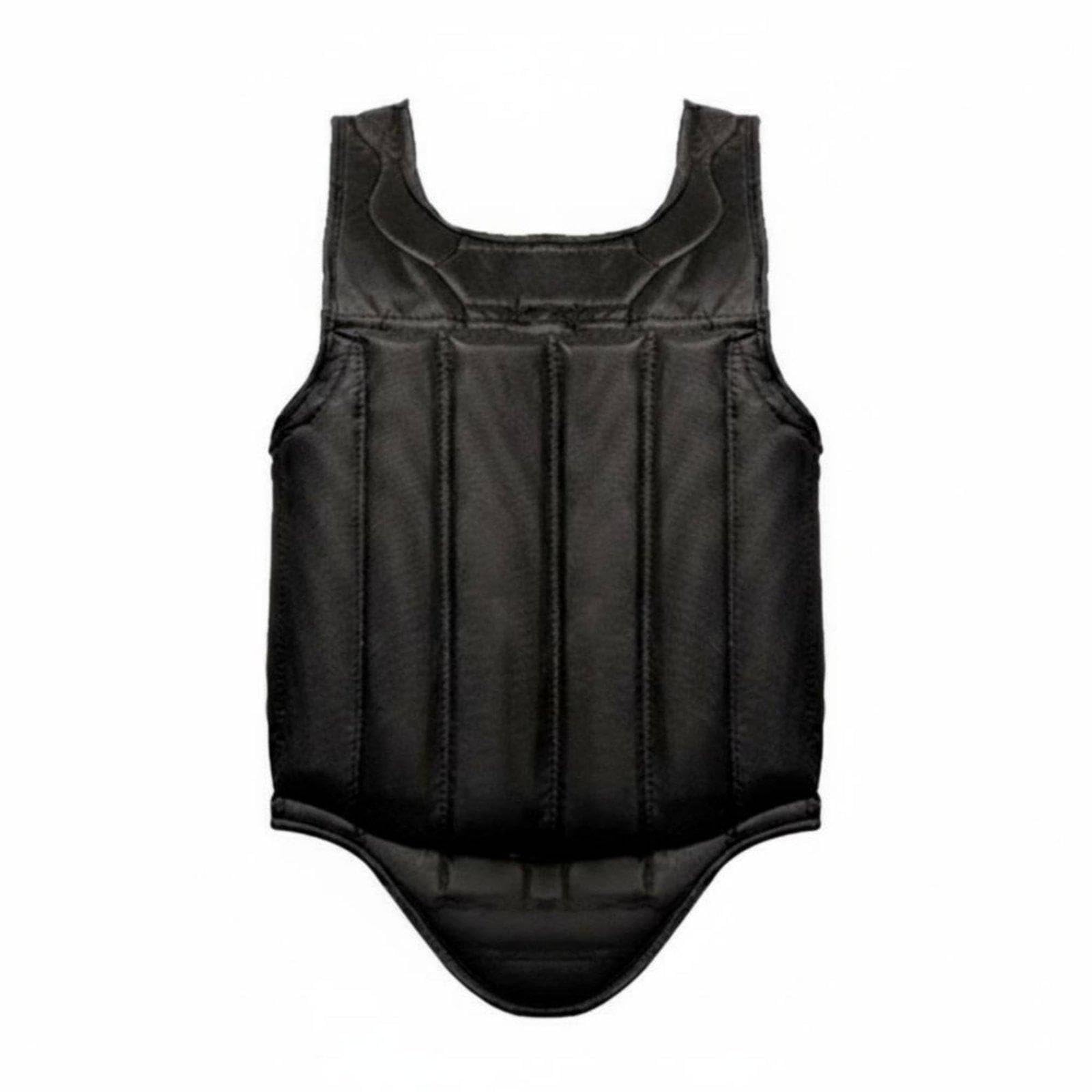 Bamboo Board Sturdy Oxford Cloth Muay Thai Comprehensive Protection Muay Thai Training Vest for Fighters, Athletes, Gym, Dojo Black L-image-37
