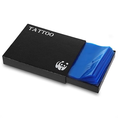 Miniatura 5 de Fundas para bolsas de máquina de tatuaje, 200 piezas, fundas desechables para ametralladoras, fundas de plástico para suministros de tatuaje, kits