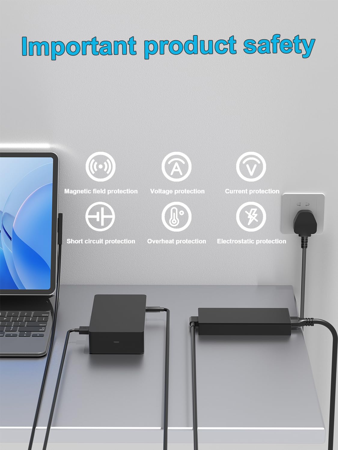 199W Ladekabel Netzteil Ladegerät für Microsoft Surface Docking Station