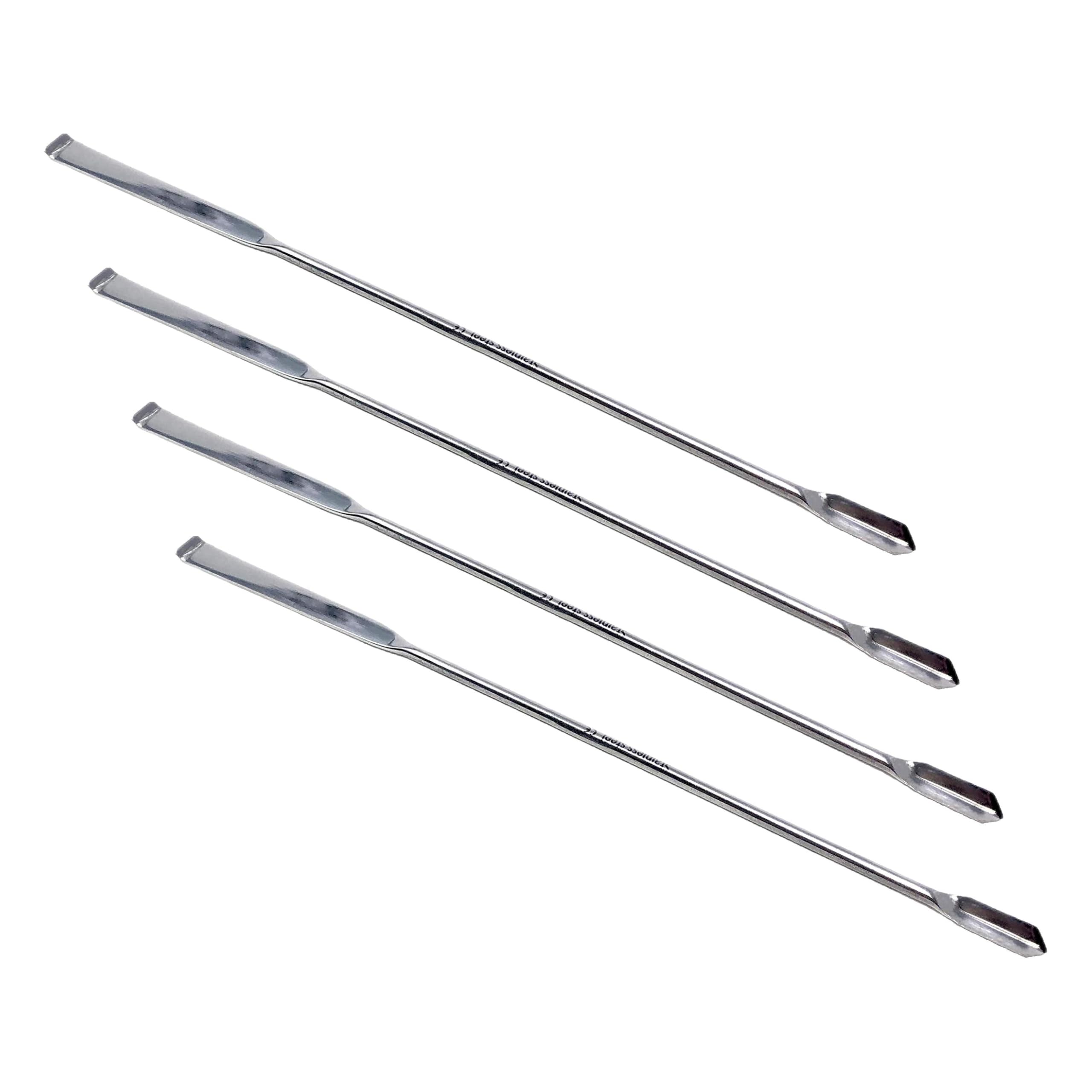 Stainless Steel Double Ended Micro Lab Spatula Sampler Hayman Style (6.5 in. (16.5 cm), Micro V-Spoon) — Amazon image 3