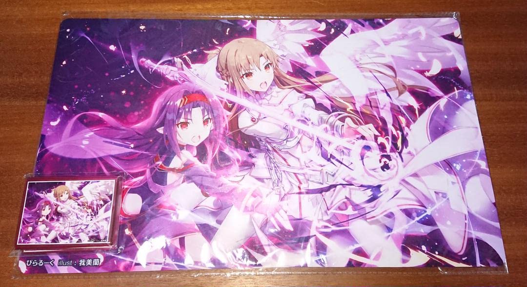 【SAO】 アスナ ユウキ スリーブ プレイマット セット Amazon.co.jp: SAO アスナ ユウキ スリーブ プレイマット セット