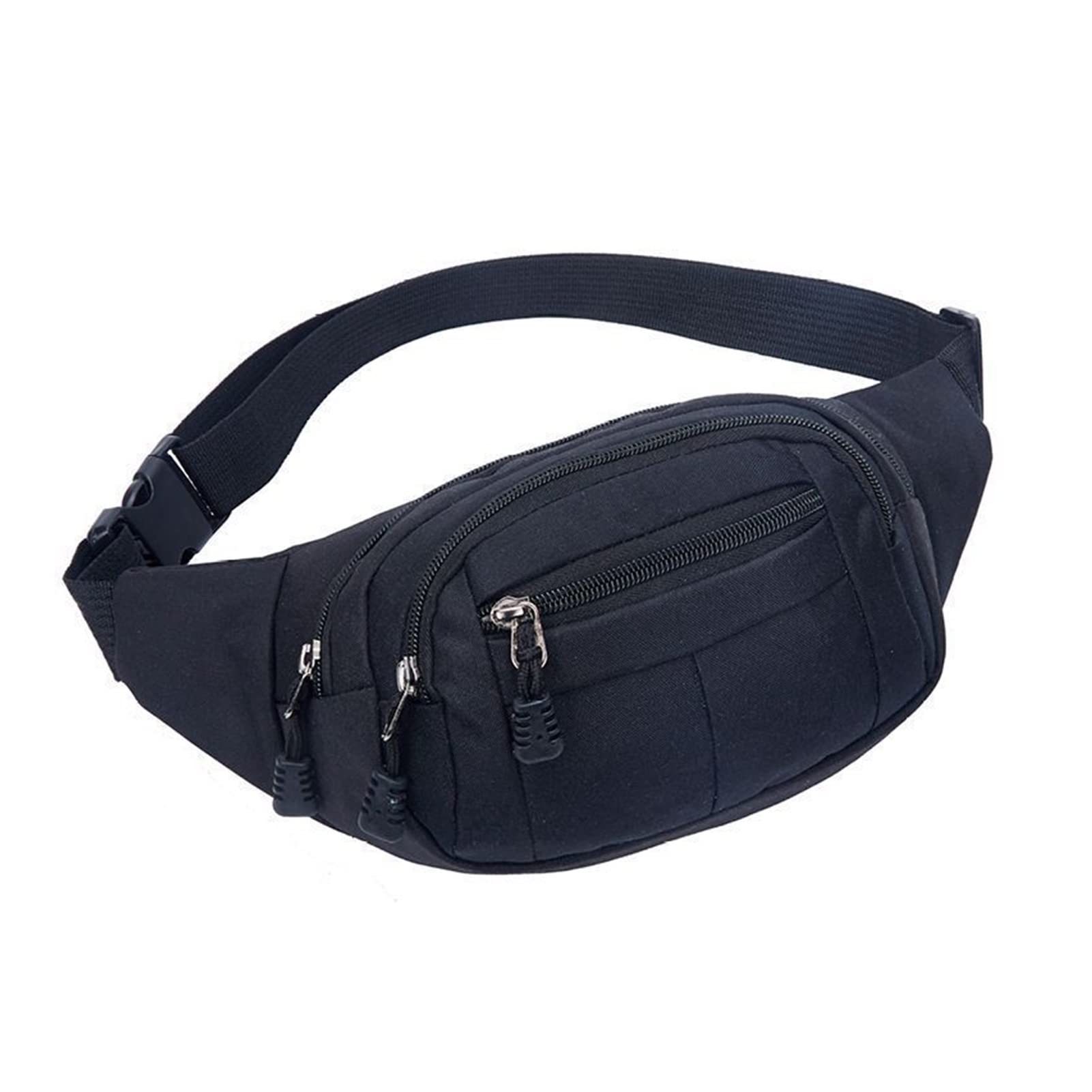 Mujeres de la Cintura Bag Pack Casual Functional Money Cinturón Bolsa Deporto Running Canvas Bag Bag Fanny