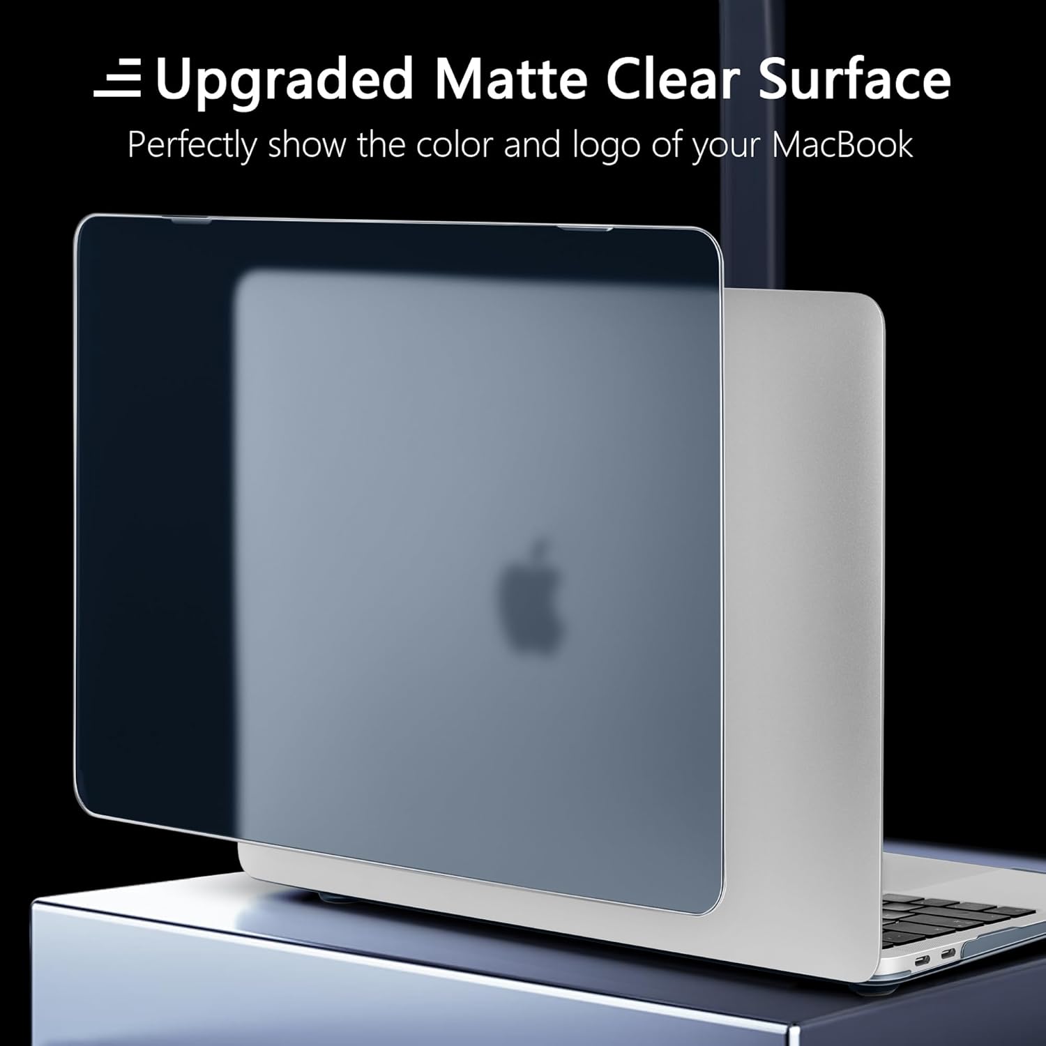 TWOLSKOO for MacBook Pro 13 inch Case 2024 2023-2016 A2338 M2 M1 A2251 A2289 A2159 A1989 A1706, Sturdy & Durable Protective & Ultra Thin Armor Plastic Hard Shell with Type C Adapter, Midnight Blue